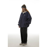 Unisex Jacket Retro Loose Casual Hooded Jacket